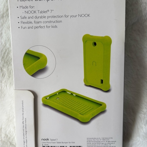 Nook Tablet Bumper for Kids -Green - Picture 2 of 2